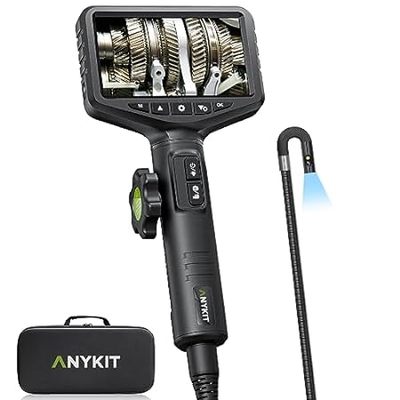 Anykit Dual-Lens Two-Way Articulating Borescope， Inspecti