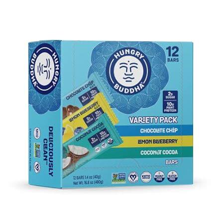 HUNGRY BUDDHA Bars - Plant Based Protein Bars - Vegan Nut