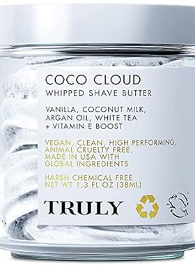 Truly Beauty Coco Cloud Shaving Cream for Women Sensitive