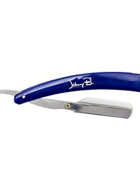 JOHNNY B. Professional Barber Straight Edge Razor， Blue