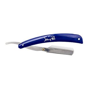 JOHNNY B. Professional Barber Straight Edge Razor， Blue