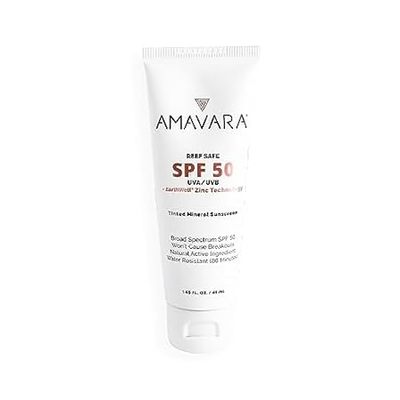 Tinted Mineral Sunscreen SPF 50， Physical Zinc Based Sunb