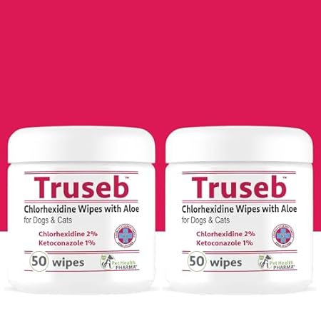 Truseb Topical Chlorhexidine with Ketoconazole Wipes for