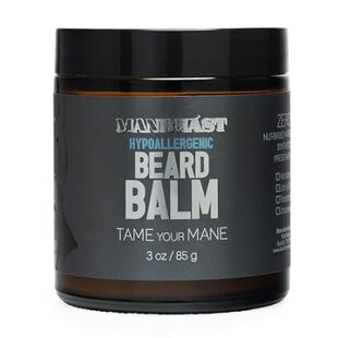 Hypoallergenic/Nut-Free Beard Balm - 100% Natural - No Sy