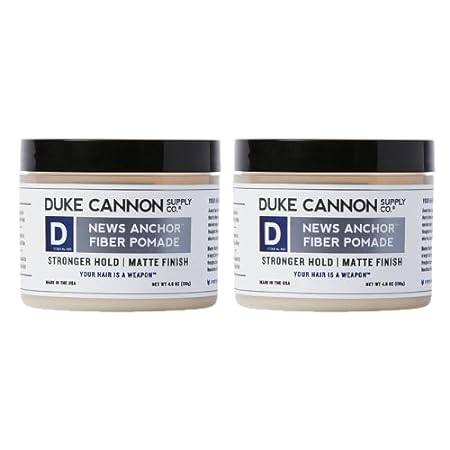 Duke Cannon News Anchor Fiber Pomade - Strong Hold， Natur