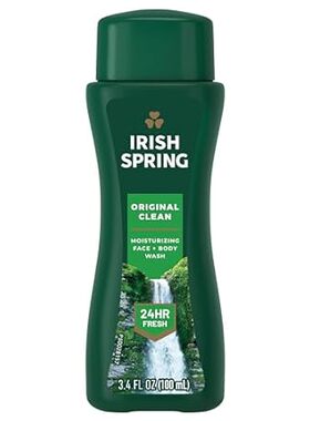 Irish Spring Men's Body Wash Shower Gel， Original Clean，