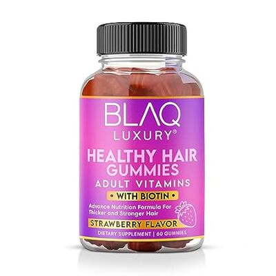 Blaq Luxury Biotin Gummies - Hair Growth Vitamins with 50