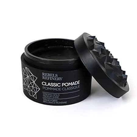 REBELS REFINERY Classic Pomade for Men – Strong Hold and图片