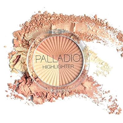 Palladio Sunkissed Highlighter， Creamy Soft Makeup Powder