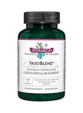 Vitanica VasoBlend - Heart Health Supplement with Folic A