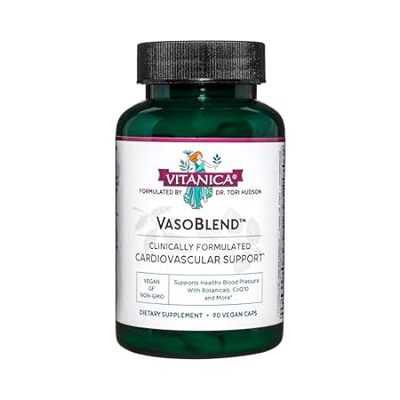 Vitanica VasoBlend - Heart Health Supplement with Folic A