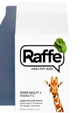 Raffe Kids Vitamins with Prebiotics - Sugar-Free Chewable