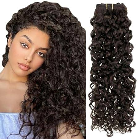 Hetto Curly Clip in Extensions Real Human Hair #2 Darkest