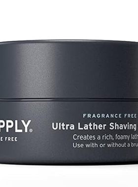 SUPPLY Ultra Lather Shaving Cream Fragrance Free - Hypoal