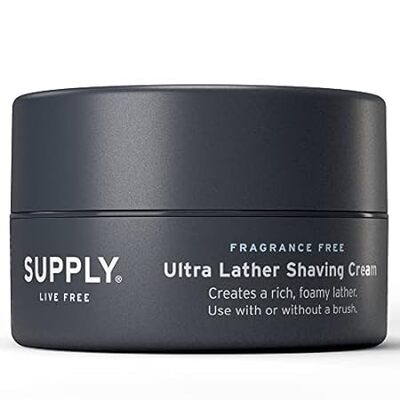 SUPPLY Ultra Lather Shaving Cream Fragrance Free - Hypoal