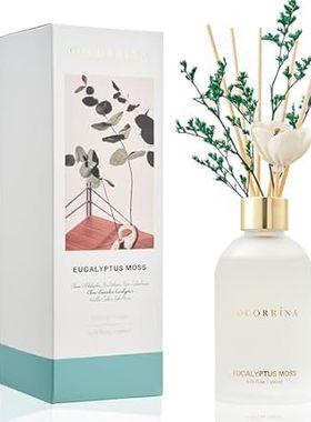 COCORRíNA Reed Diffuser - Eucalyptus Moss 6.76 oz Flower