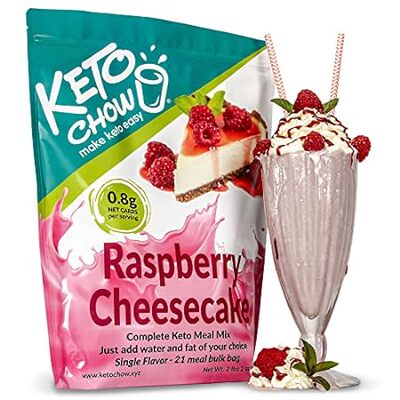 KETO CHOW RASPBERRY CHEESECAKE - 21 MEAL BAG