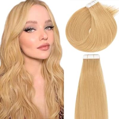 Lacer Hair 14 Inch Remy Tape in Hair Extensions Real Huma