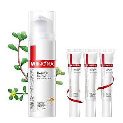 WINONA Daily Facial Sunscreen for Sensitive Skin， Lightwe
