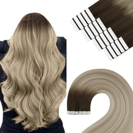 [New] YoungSee Tape in Human Hair Extensions Balayage Dar