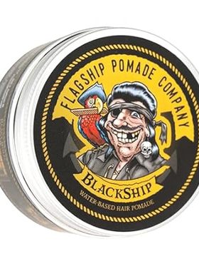 FLAGSHIP Handmade BlackShip Water Based Hair Pomade Stron