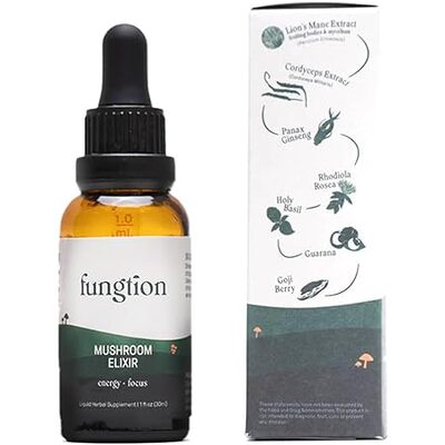 Mushroom Elixir - Organic Lion's Mane， Cordyceps， Rhodiol