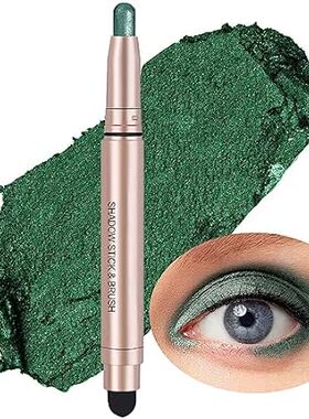 Green Eyeshadow Stick Makeup， Highlighter Cream Eye Shado