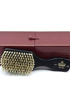 Kent OHE1 Mens Ebony Wood Wire-Laid White Boar Bristle Cl