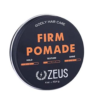 ZEUS Firm Hold Pomade， Water Based Firm Hold Hair Styling