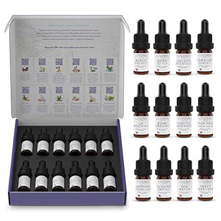 Levona Scent Essential Oils Set - Home Luxury Scents for