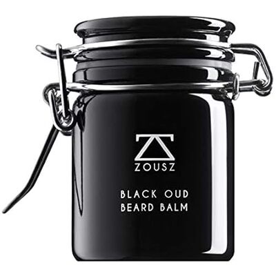 Black Oud Beard Balm for Men， Moisturizing Beard Butter &