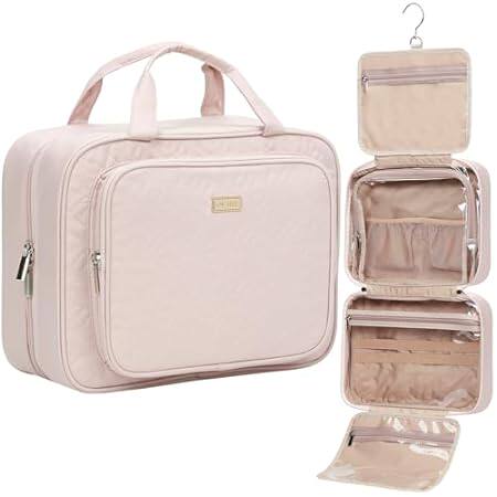 NISHEL Travel Toiletry Bag for Women Large Capacity， Trav