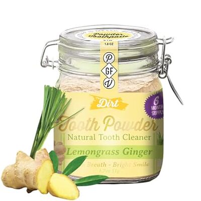 THE DIRT Tooth Powder - Natural Fluoride-Free Toothpaste