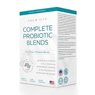 Anew Vita Complete Probiotic Blend: 5-in-1 Digestive Enzy