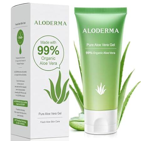 Aloderma 99% Organic Aloe Vera Gel Made within 12 Hours o