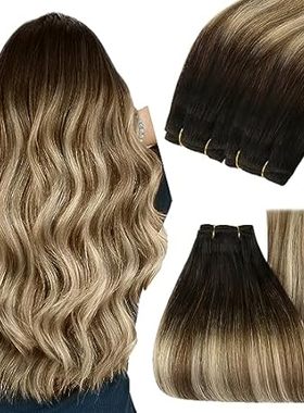 YoungSee Sew in Hair Extensions Double Weft Hair Extensio