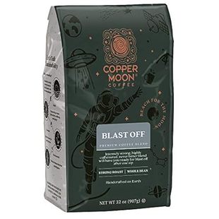 Copper Moon Strong Dark Roast Whole Bean Coffee, Blast Of