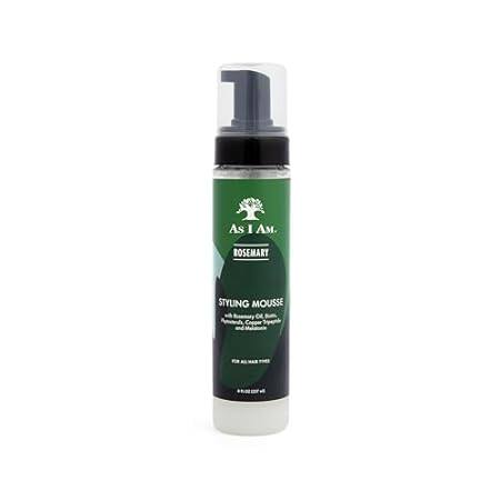 As I Am Rosemary Styling Mousse 8 Fl Oz (237 ml)