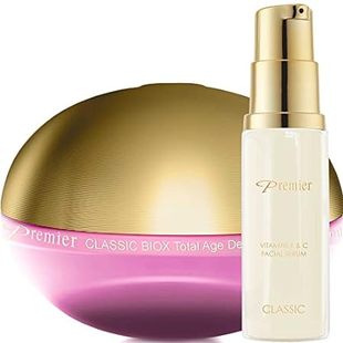 Dead Sea Premier Anti Aging Cream and Serum skin care Set