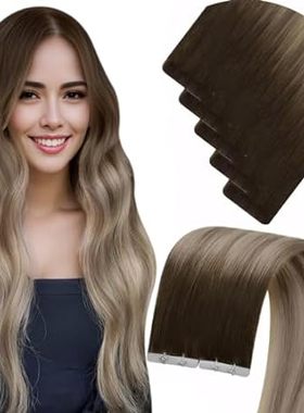 LaaVoo Seamless Injected Tape in Hair Extensions Virgin H