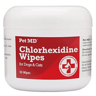 Pet MD Topical Wipes for Cleansing - with Aloe for Cats a