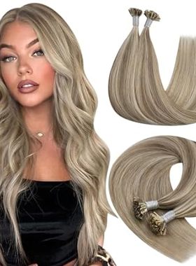 YoungSee U Tips Hair Extensions Real Human Hair Highlight