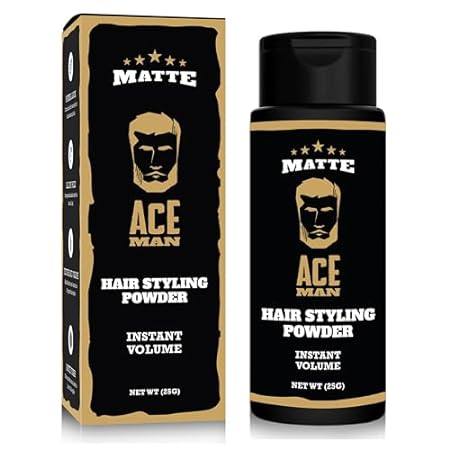 AceMan Hair Styling Powder - Natural Matte Texture， Volum