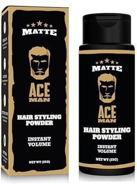 AceMan Hair Styling Powder - Natural Matte Texture， Volum