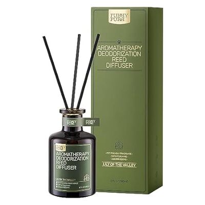 Furry Purr Reed Diffuser for Pet Odor Elimination， Lily o