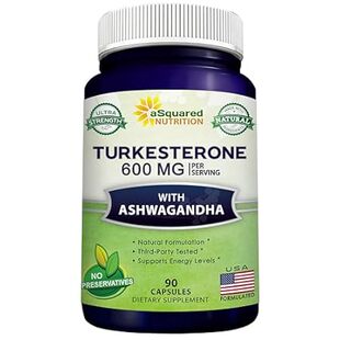 aSquared Nutrition Turkesterone 600mg with Ashwagandha Su