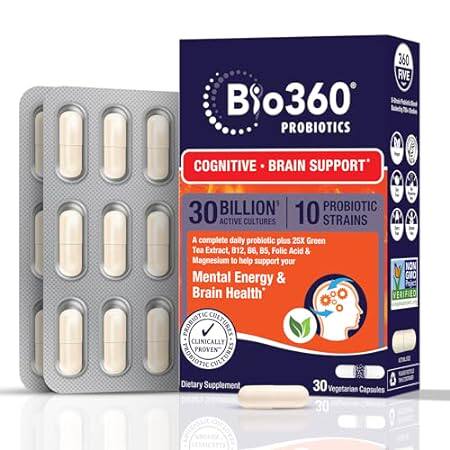 Cognitive Support Probiotic for Brain Health， Digestive，