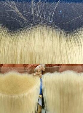 BEEOS 13x6 SKINLIKE Real HD Lace Frontal Only， 613 Honey