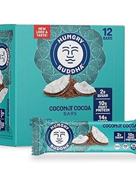 HUNGRY BUDDHA Bars - Plant Based Protein Bars - Vegan Nut