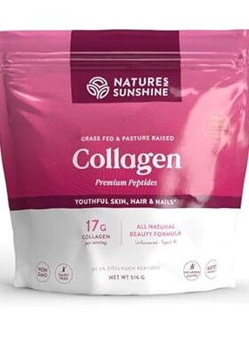 Nature's Sunshine Collagen Powder Type I and III Grass Fe